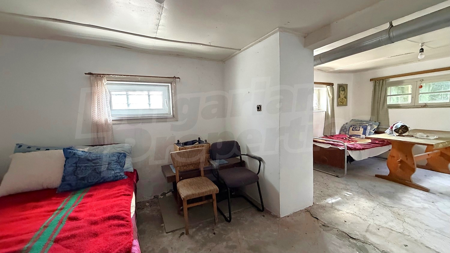 inside, furnished