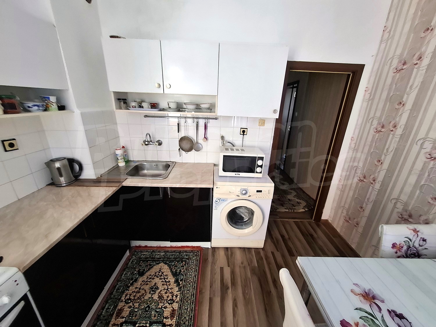 inside, kitchen, furnished