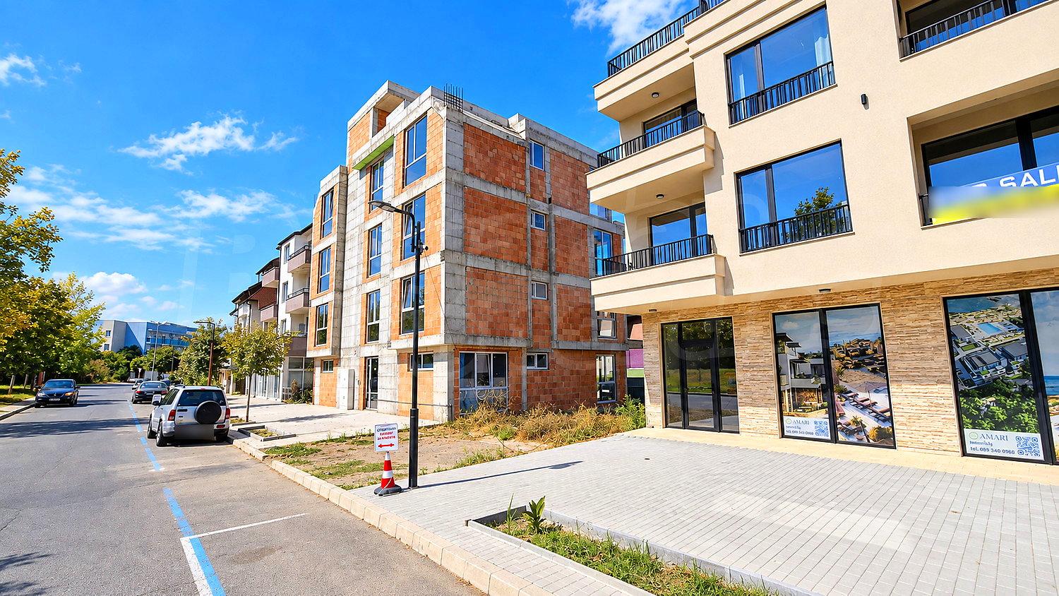 outside, facade, parking