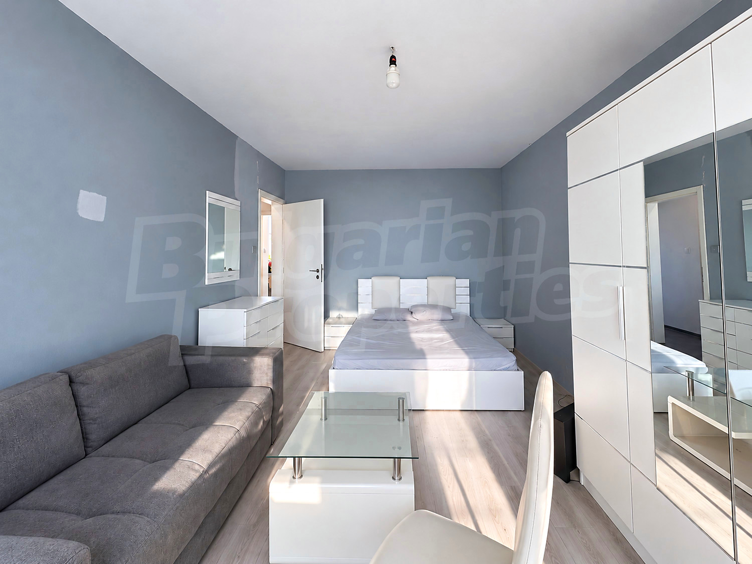 inside, bedroom, living room, furnished