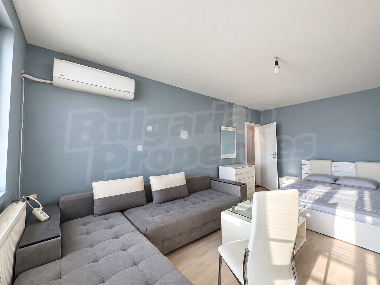 inside, living room, bedroom, furnished