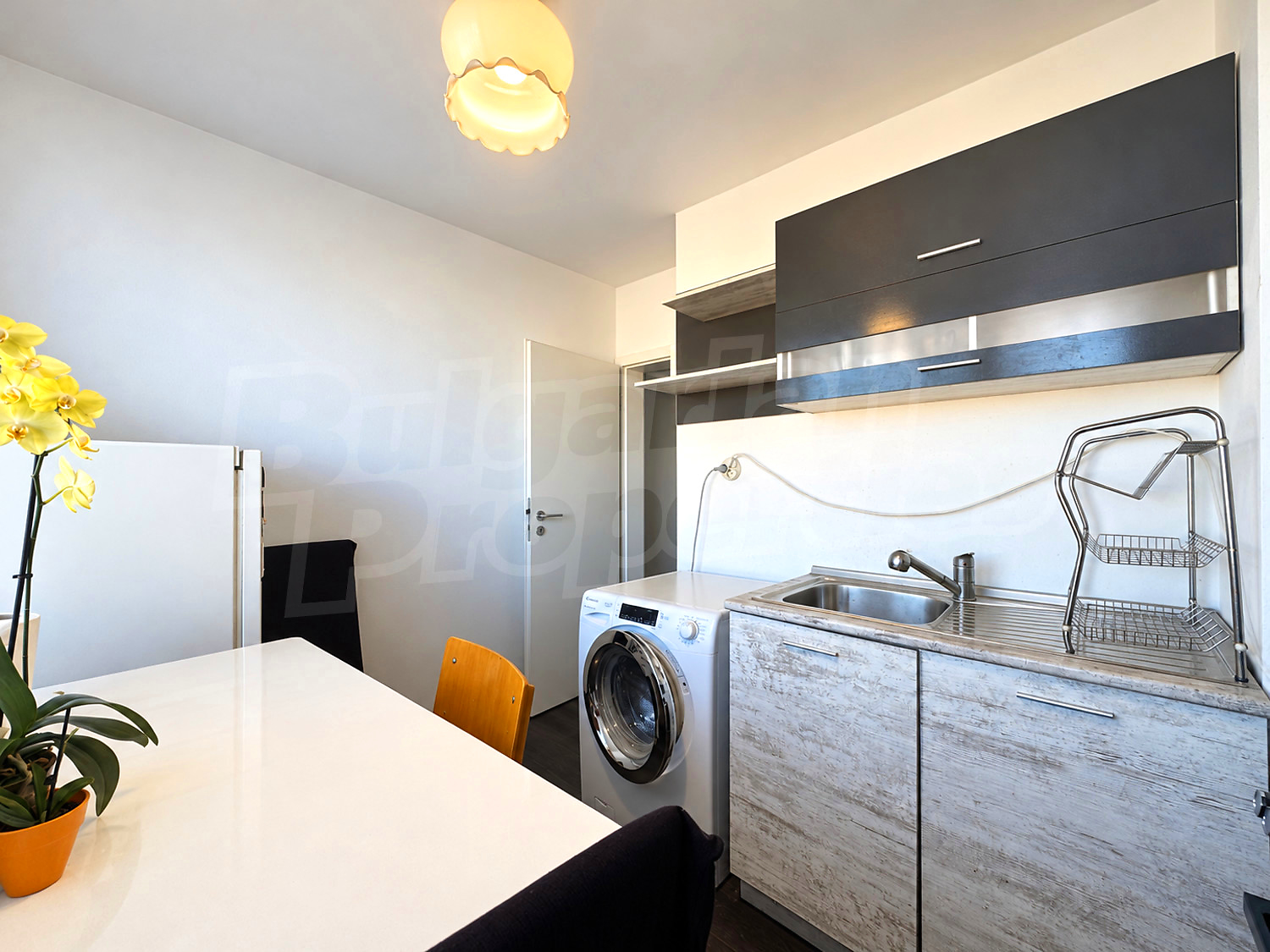 inside, kitchen, furnished