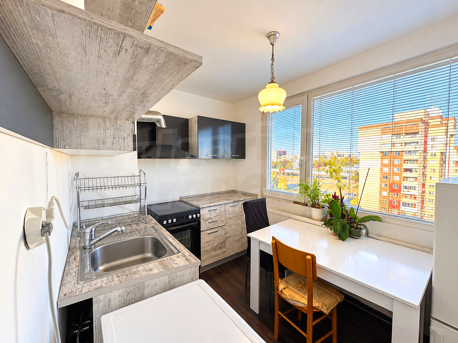 inside, kitchen, furnished