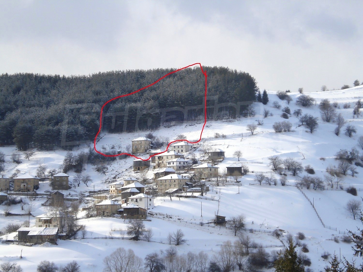 outside, mountain, green area