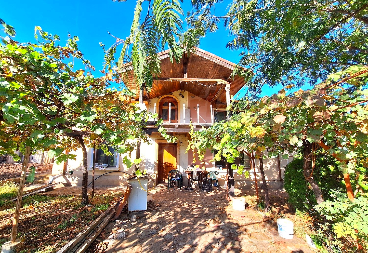 outside, garden, facade