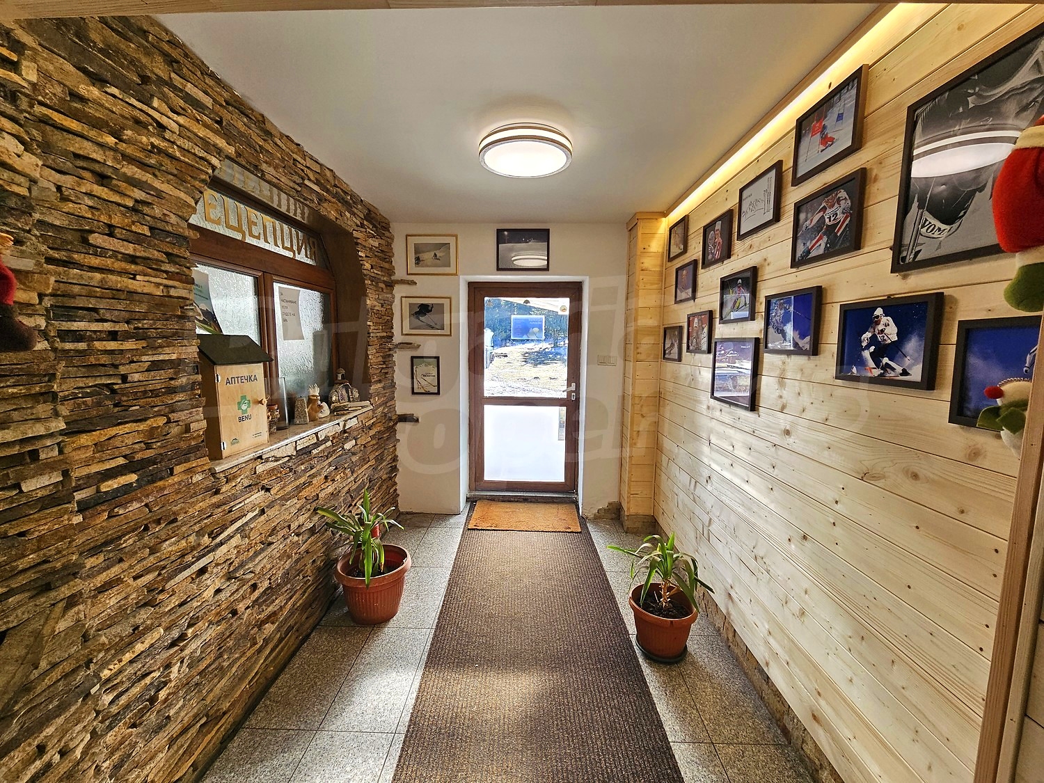 inside building entrance