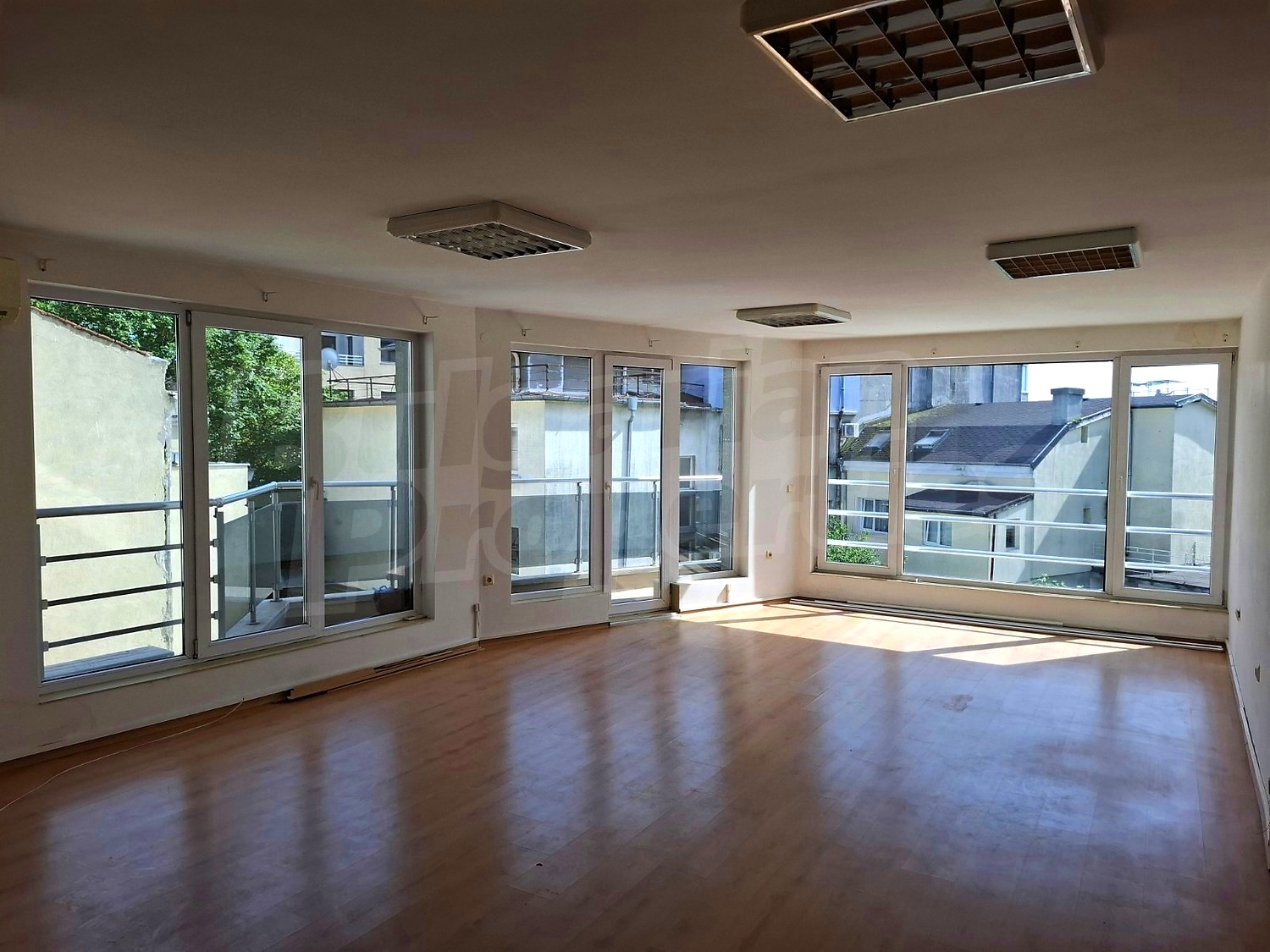 inside, view from balcony, furnished