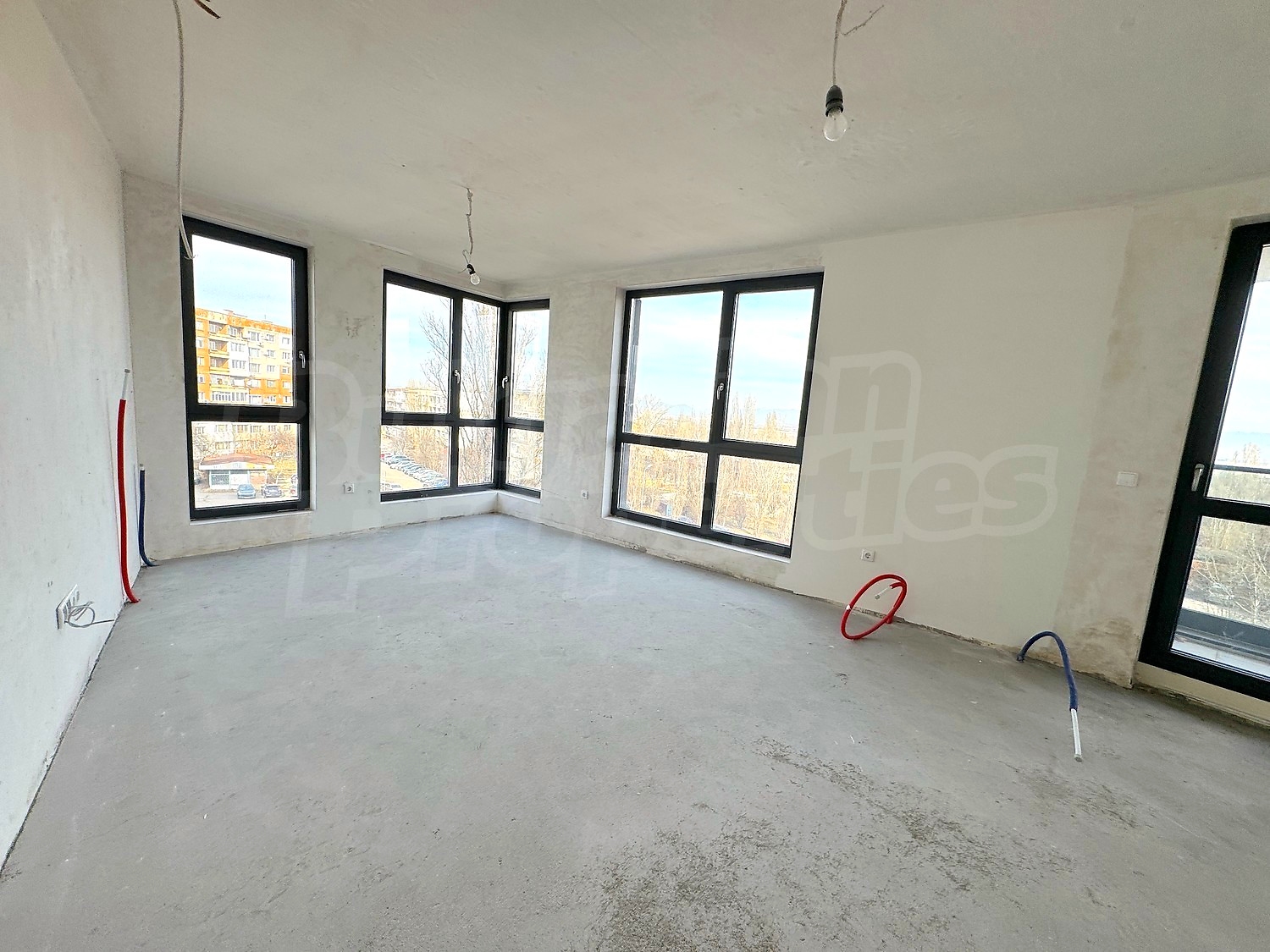 inside, unfurnished