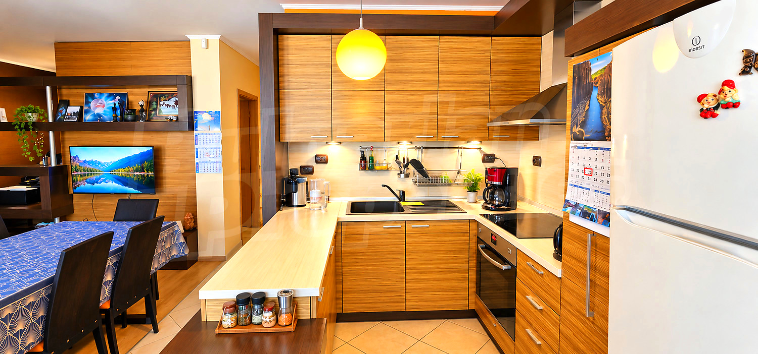 inside, kitchen, furnished