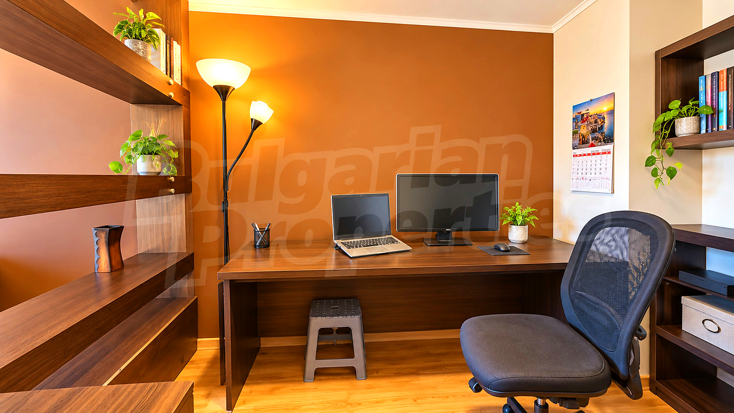 inside, furnished