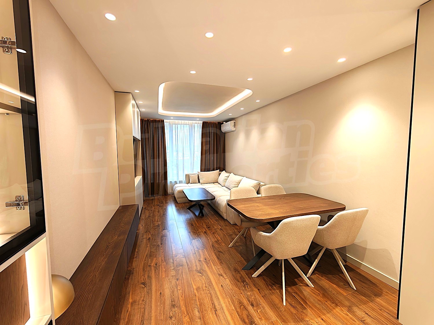 inside, living room, furnished