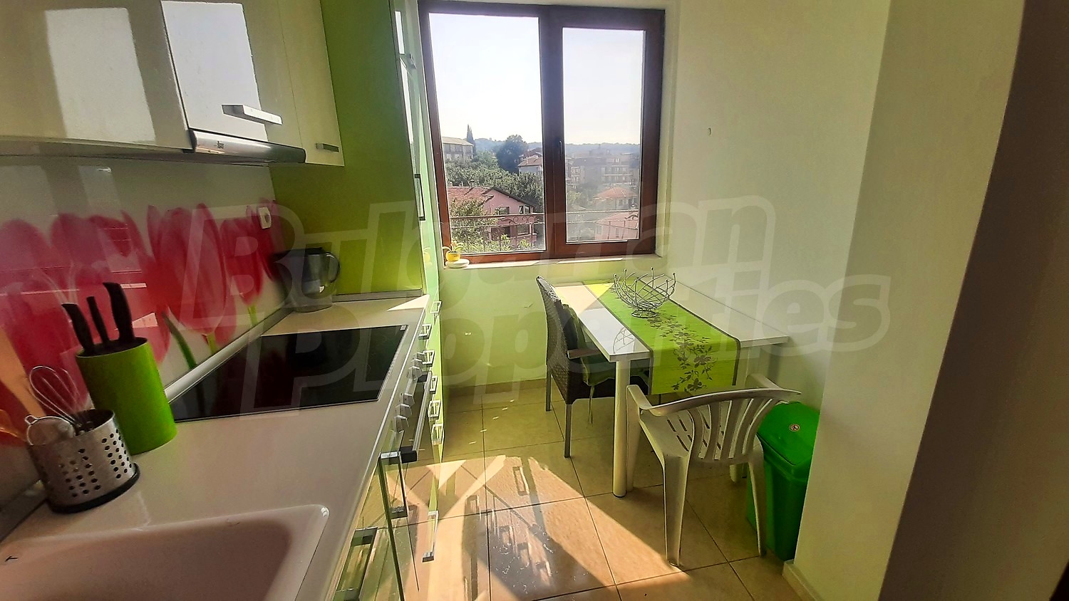 inside, kitchen, furnished