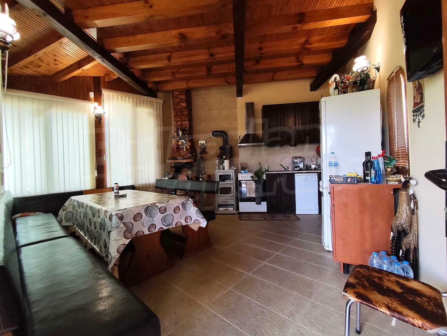 inside, kitchen, furnished