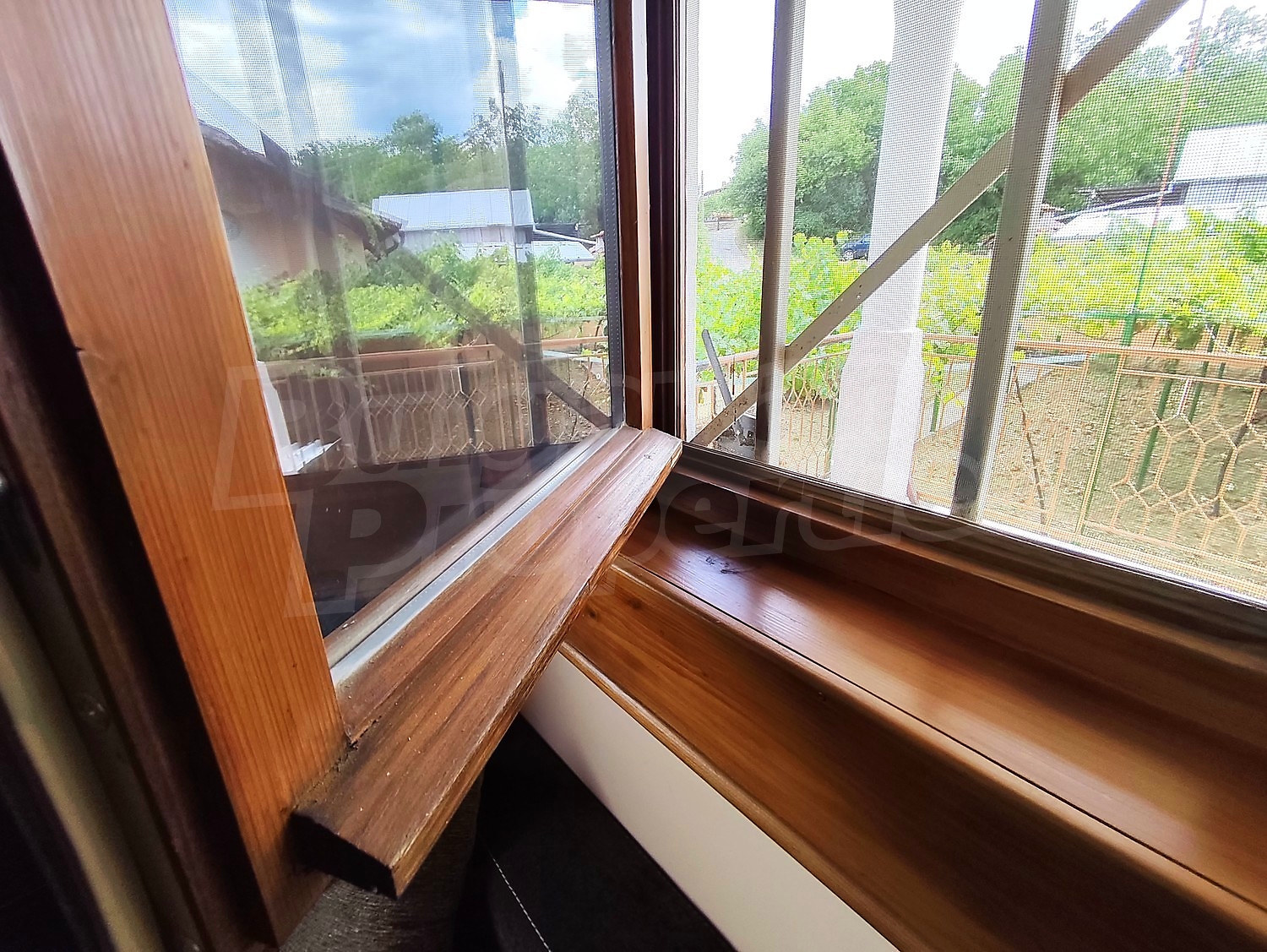 inside, view from balcony
