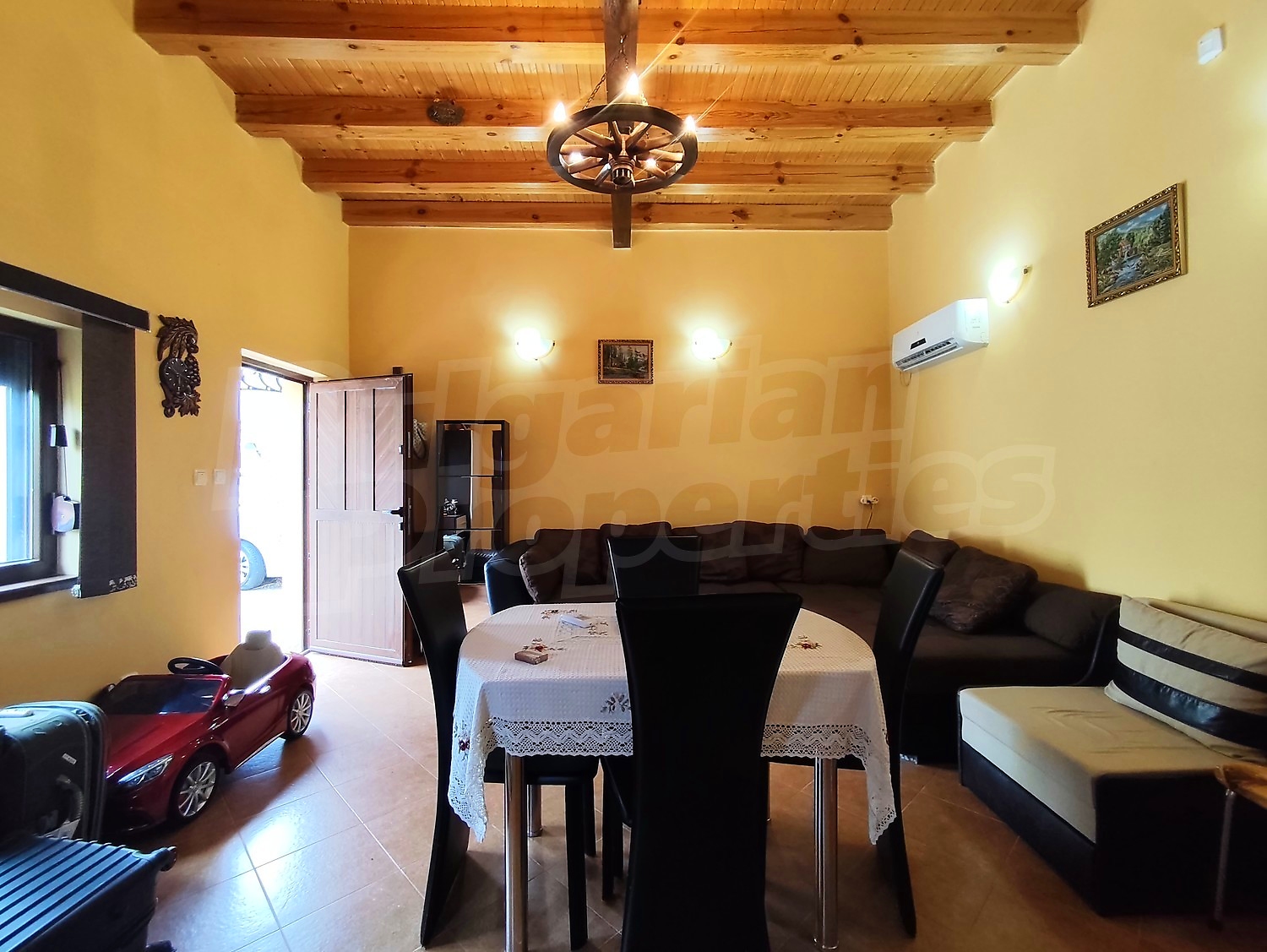 inside, living room, furnished