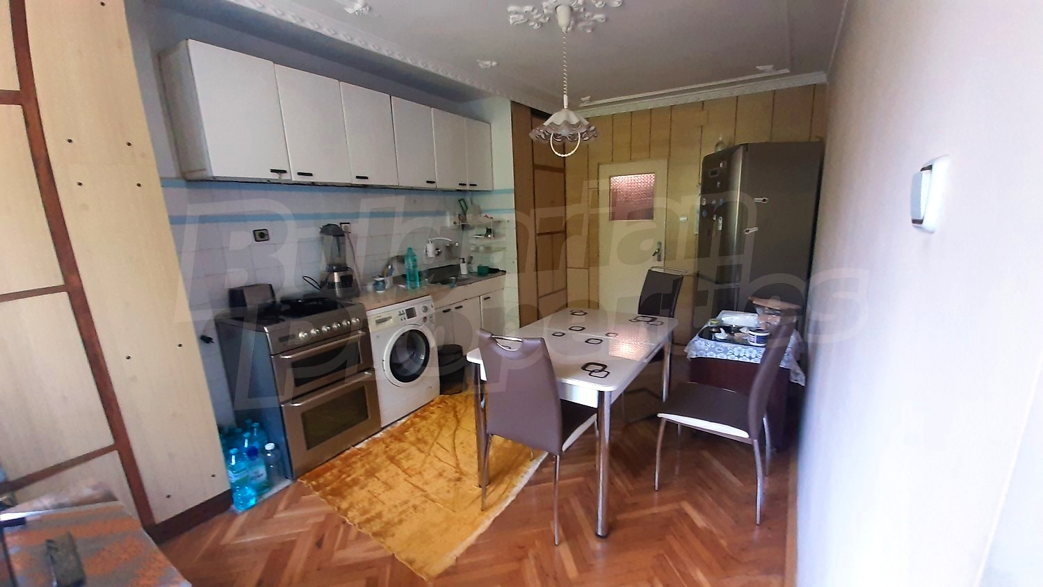 inside, kitchen, furnished