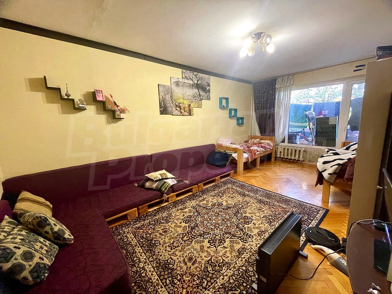 inside, living room, furnished