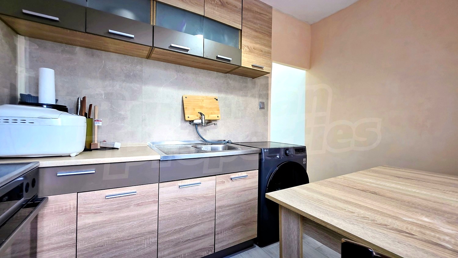 inside, kitchen, furnished