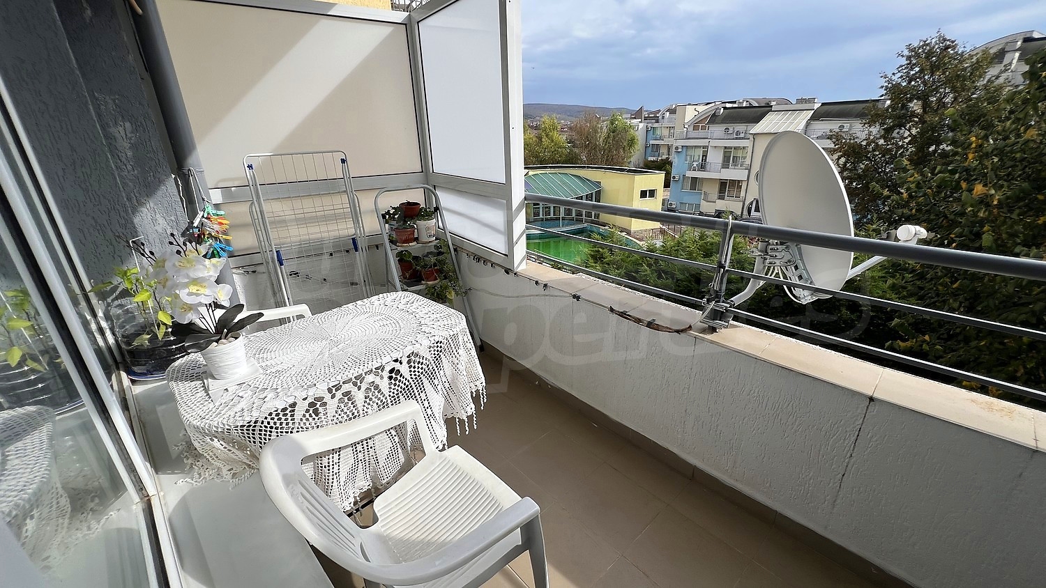balcony, outside, view from balcony