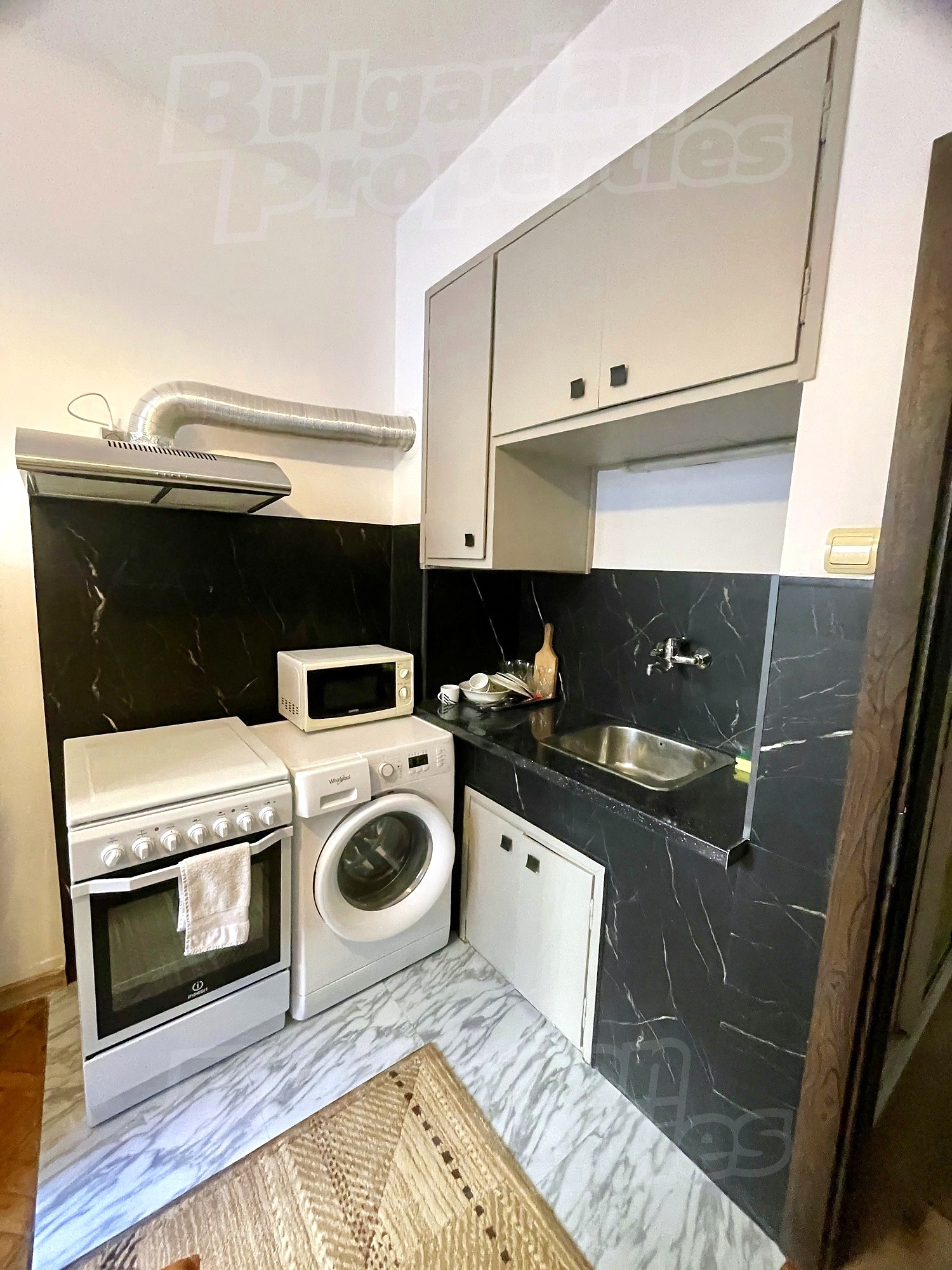 inside, kitchen, furnished