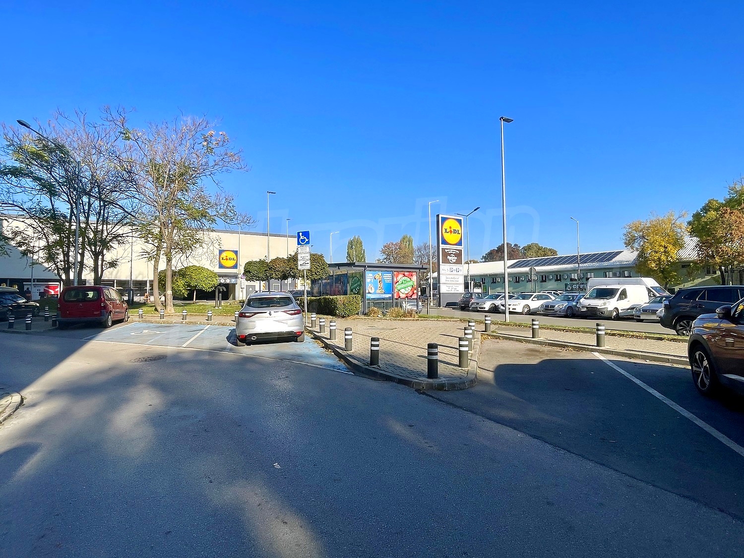 outside, parking