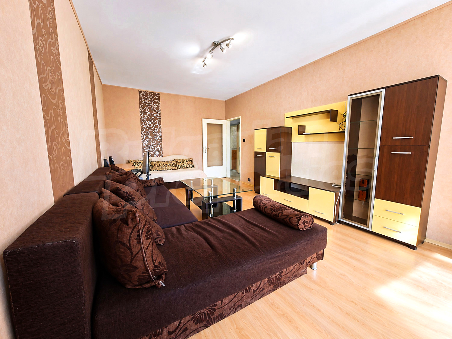 inside, living room, furnished