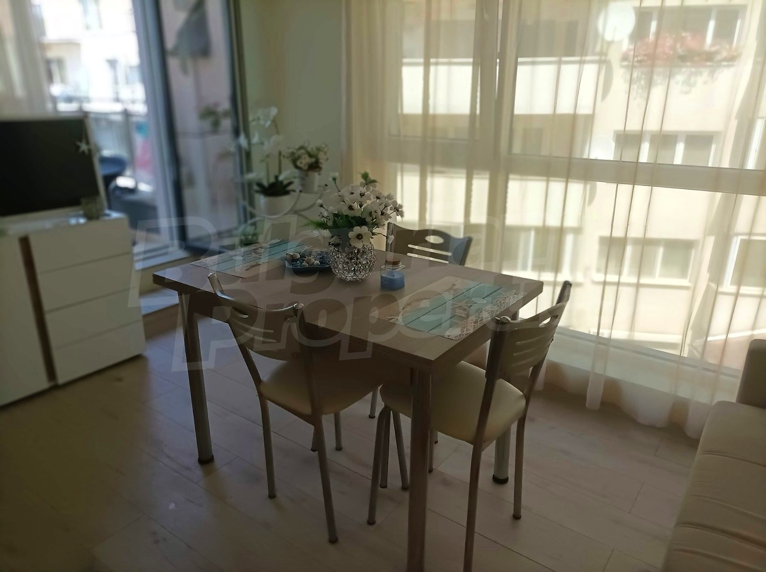 inside, furnished