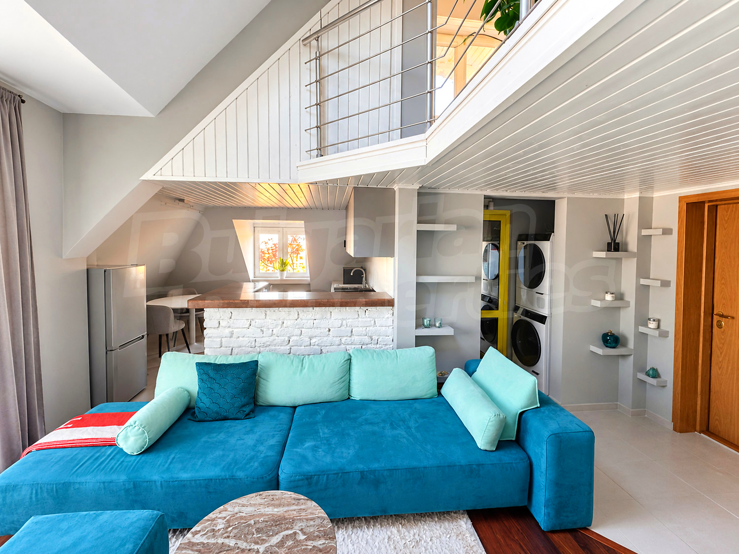 inside, living room, furnished