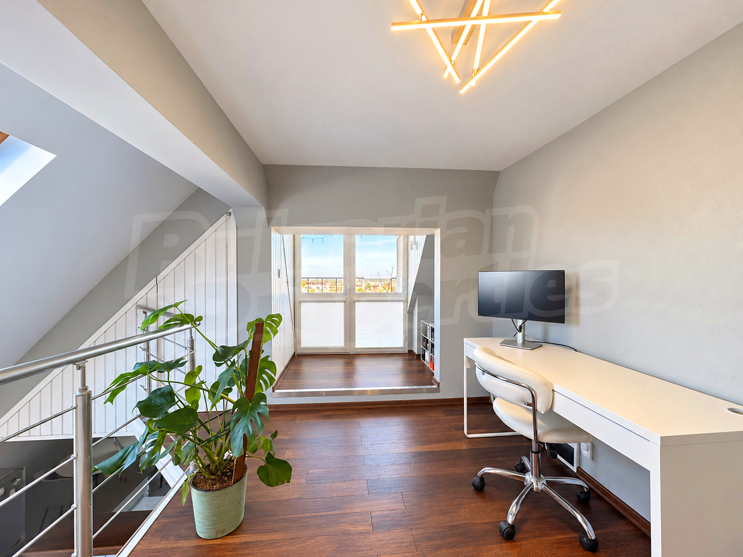 inside, stairs, furnished