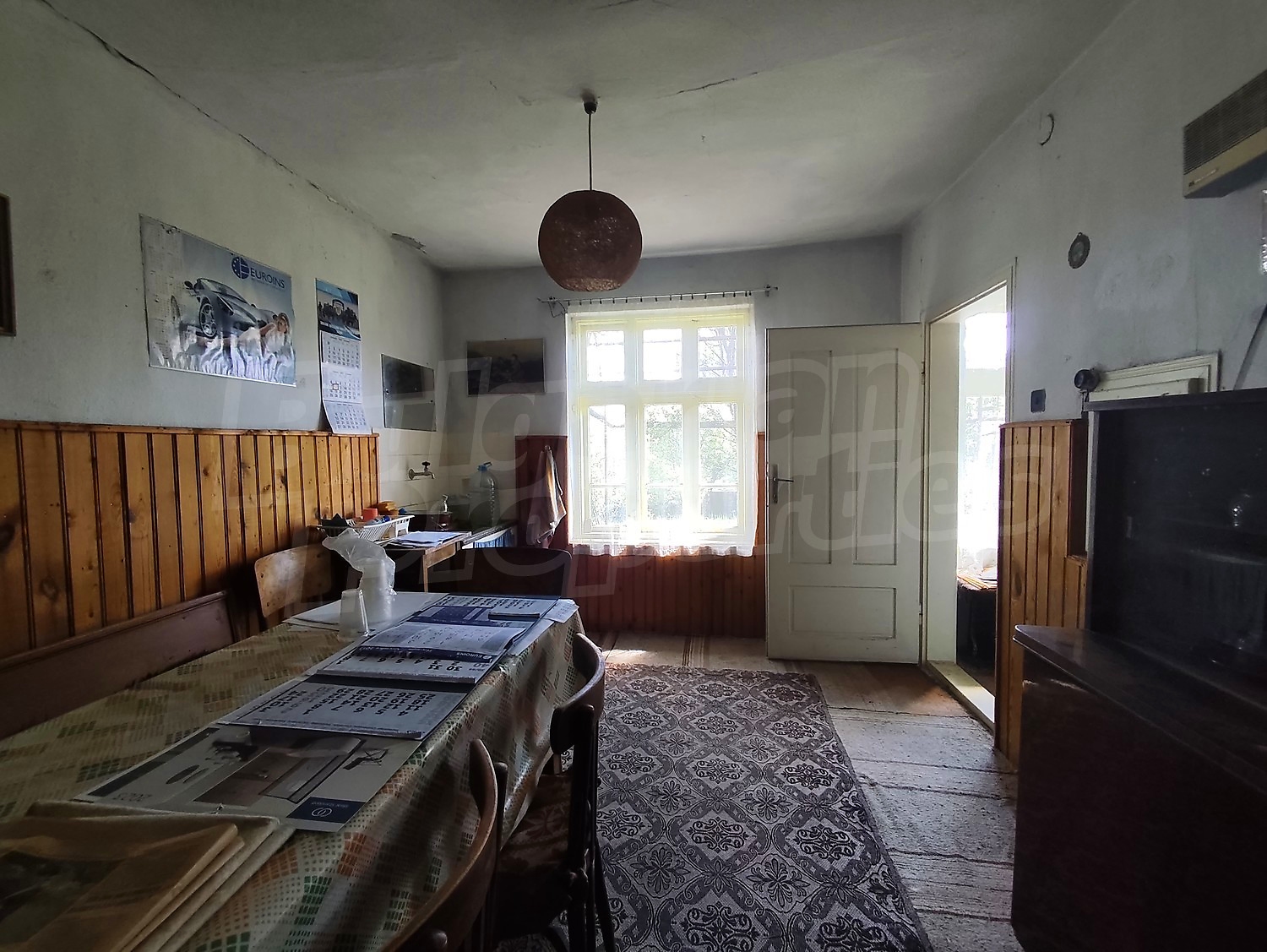 inside, furnished