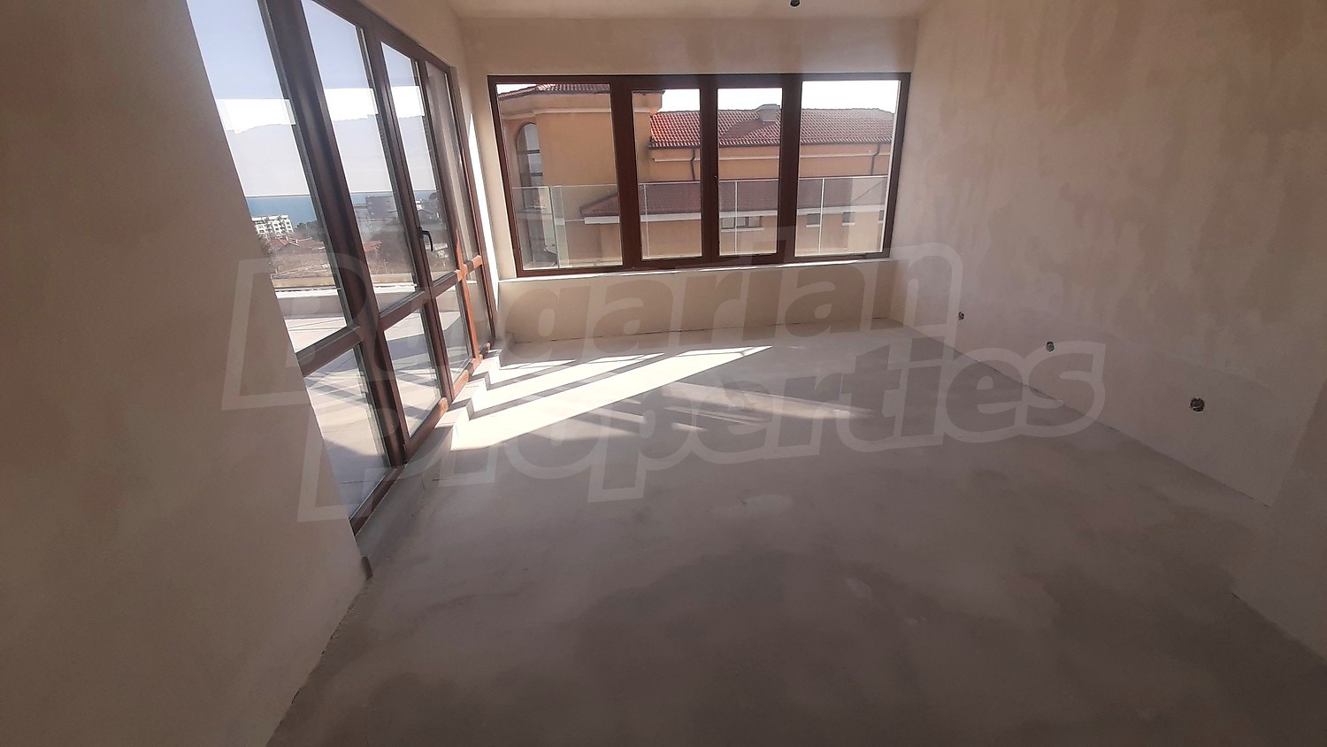 inside, view from balcony