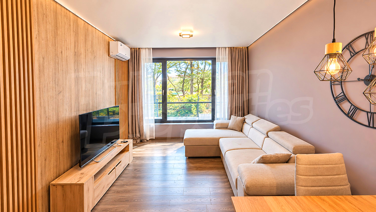 inside, living room, furnished