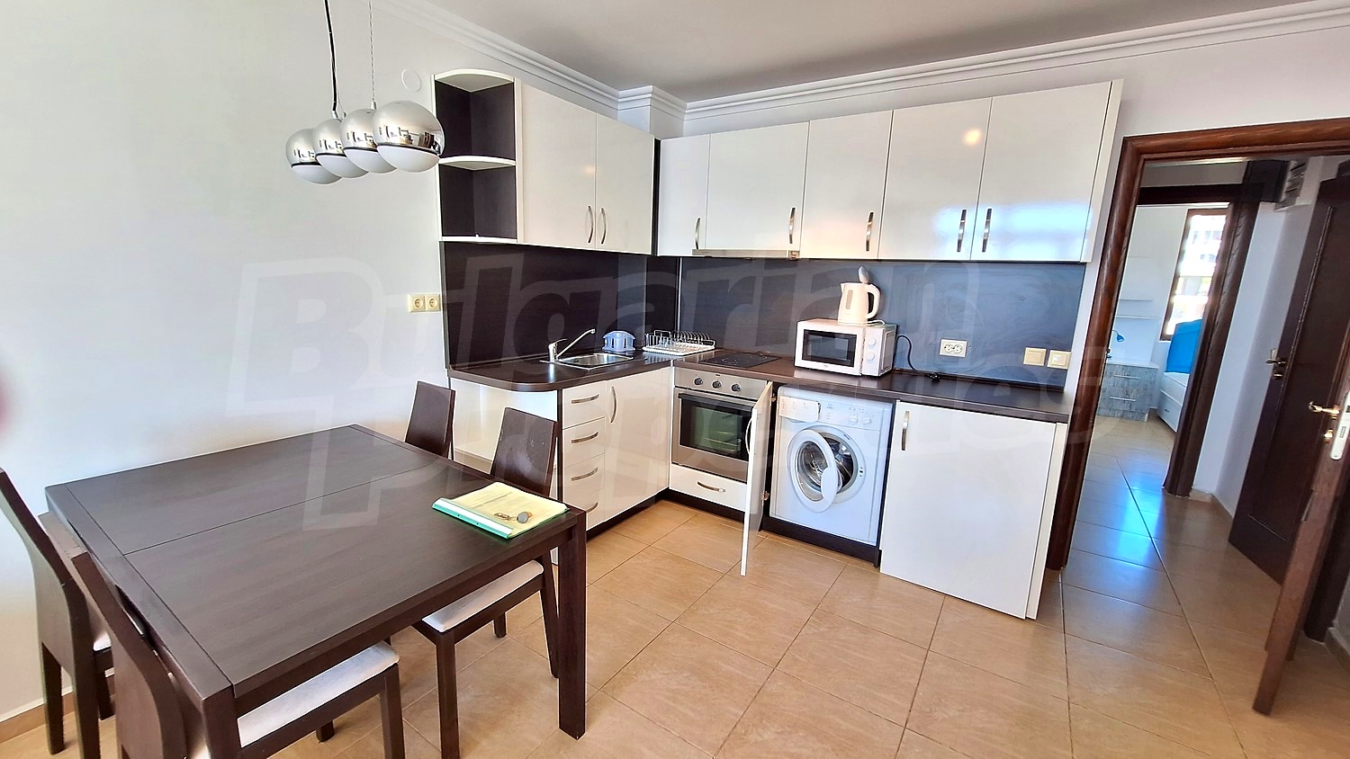 inside, kitchen, furnished