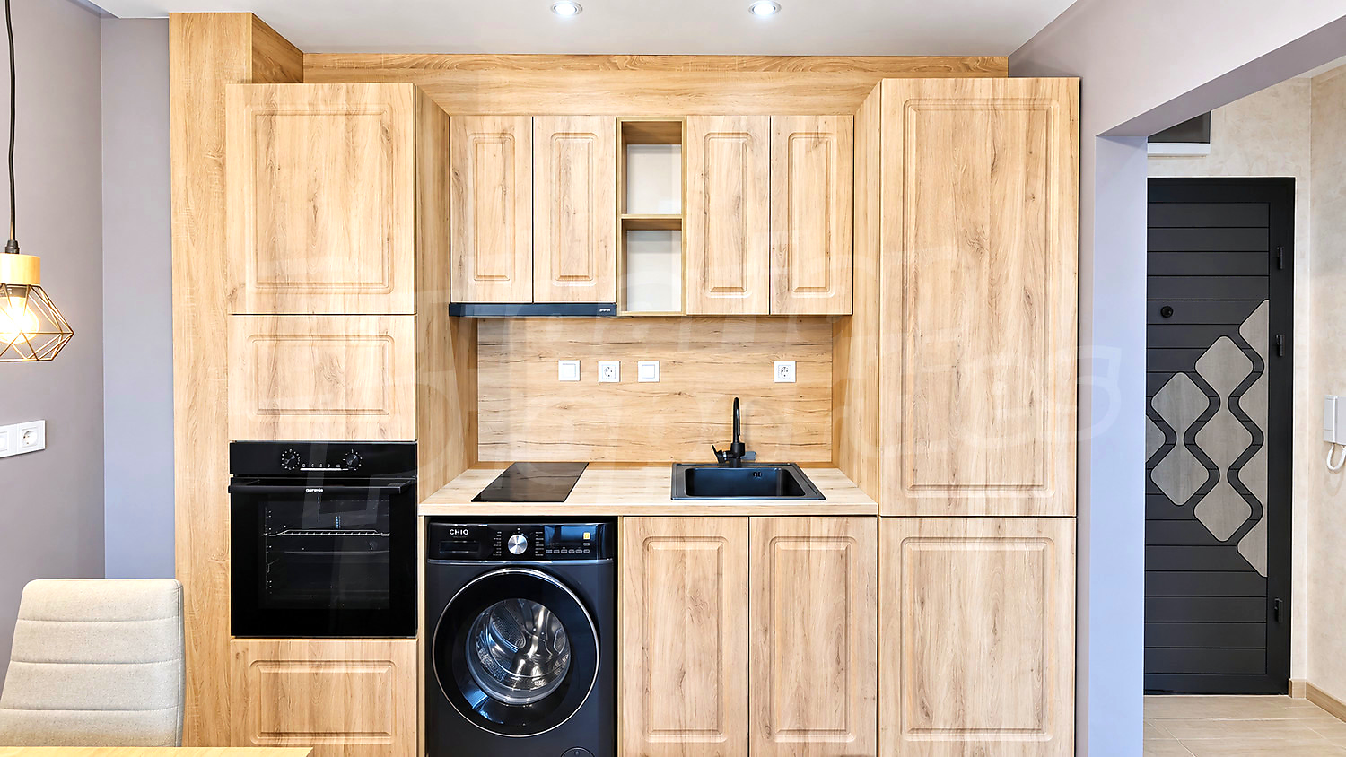 inside, kitchen, furnished