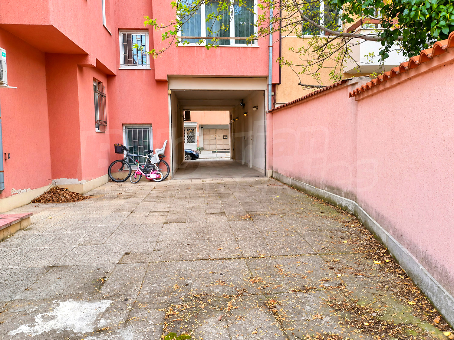 outside, parking