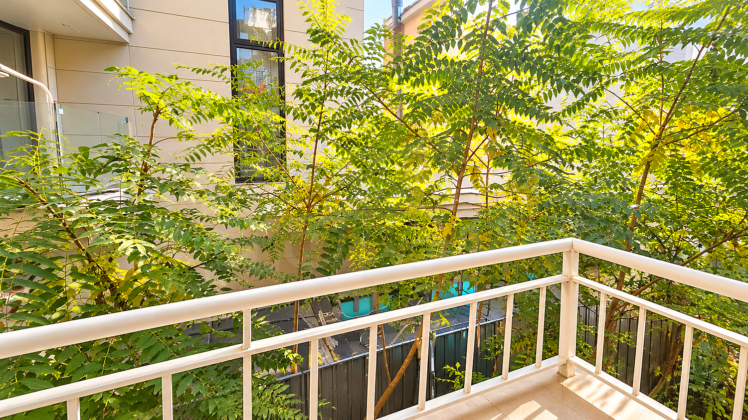 balcony, outside, green area