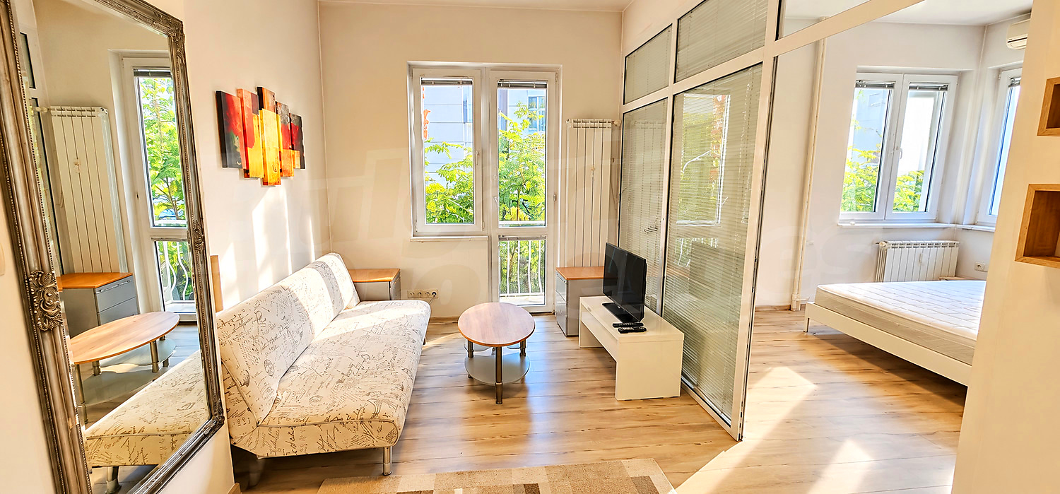 inside, living room, bedroom, furnished