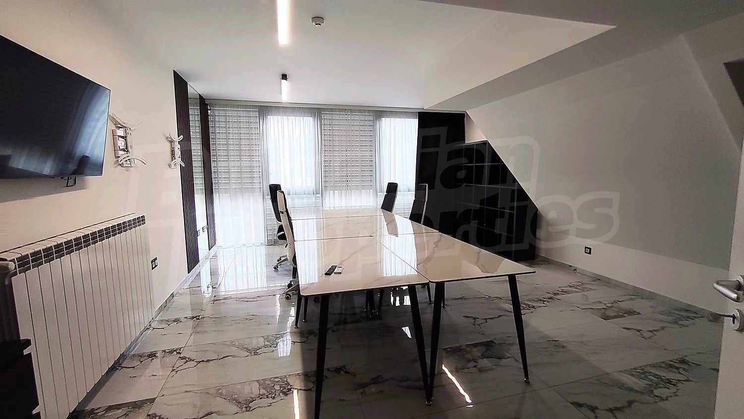 inside, furnished