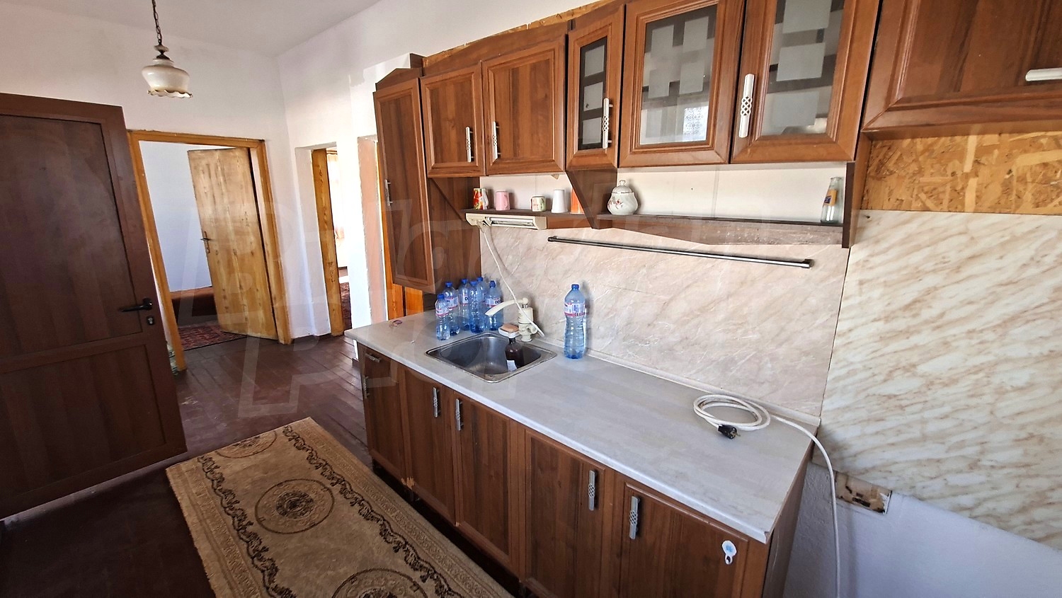 inside, kitchen, furnished