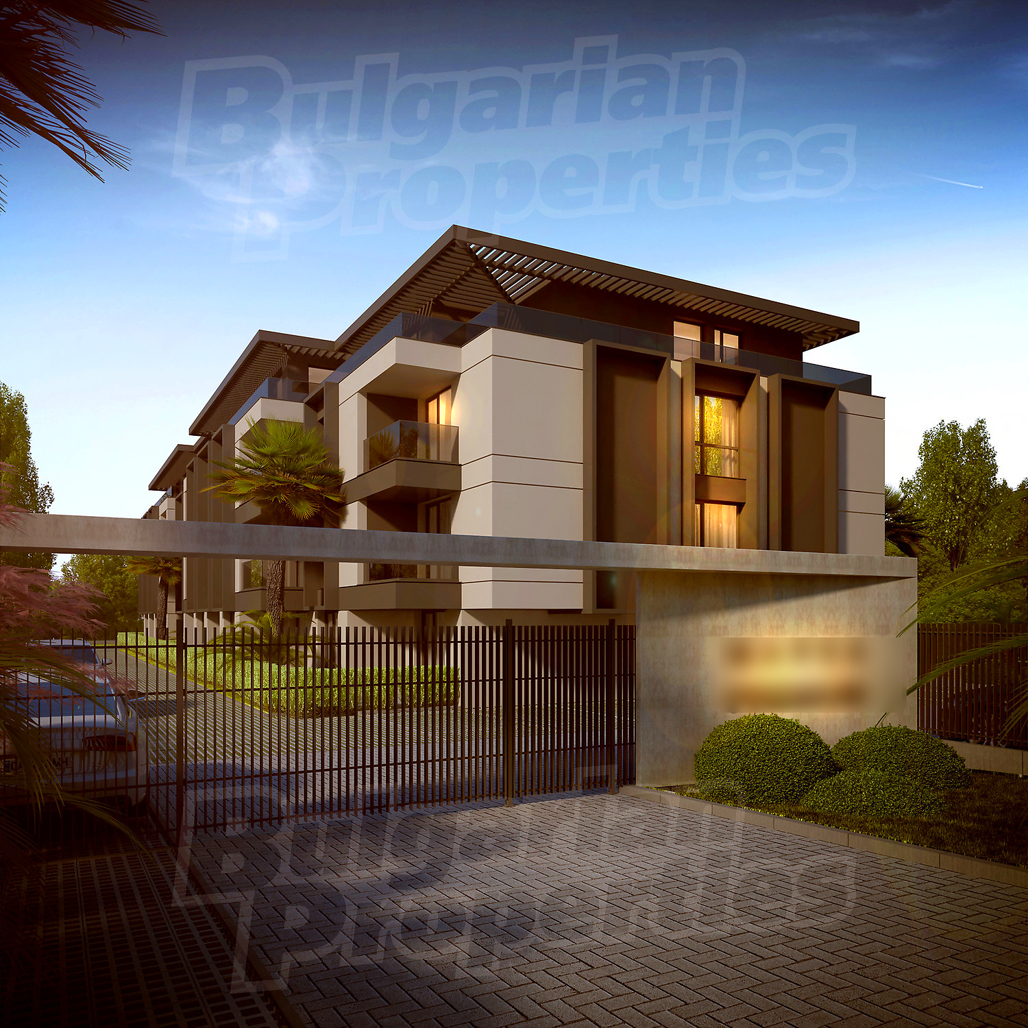 outside, facade, garden, parking