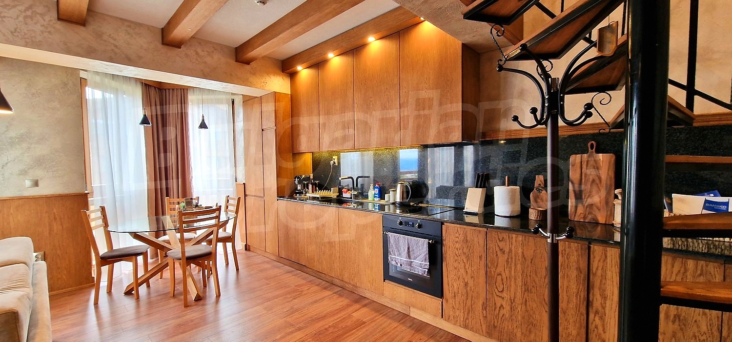 inside, kitchen, furnished
