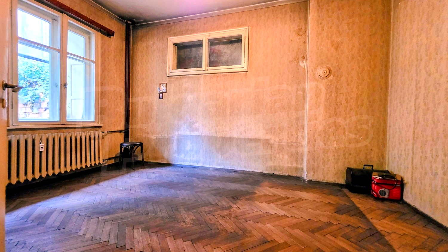 inside, unfurnished