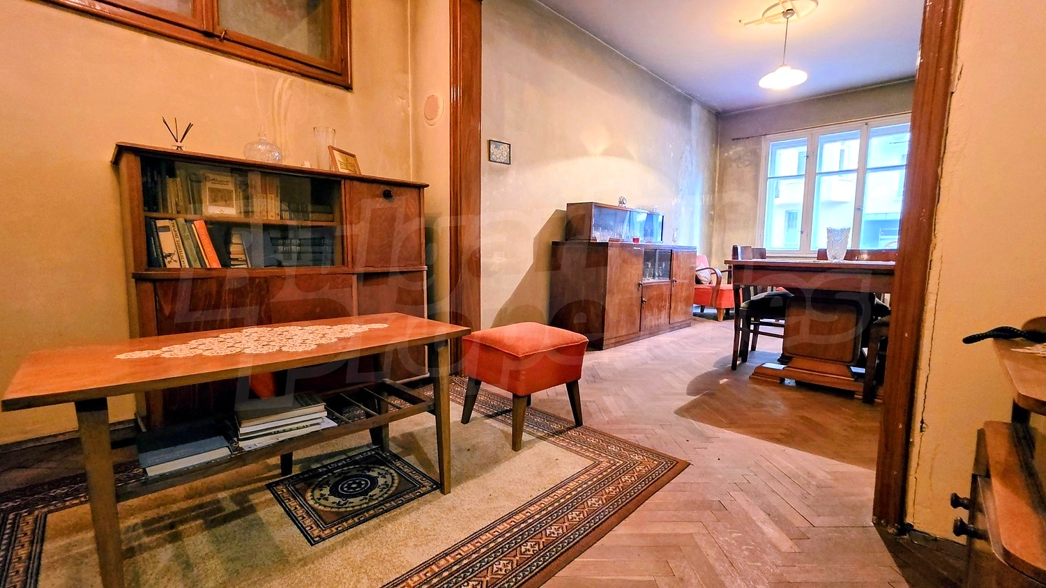 inside, living room, furnished