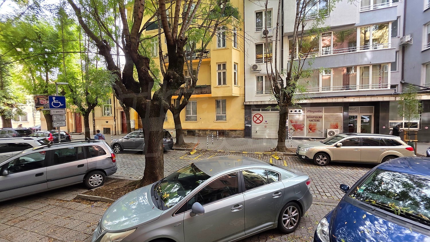 outside, parking