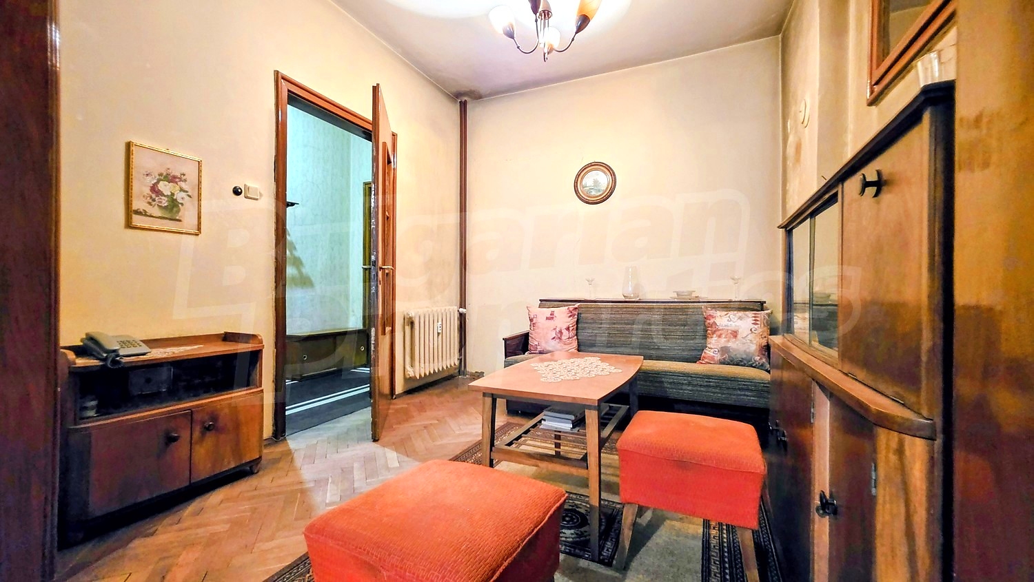 inside, living room, furnished