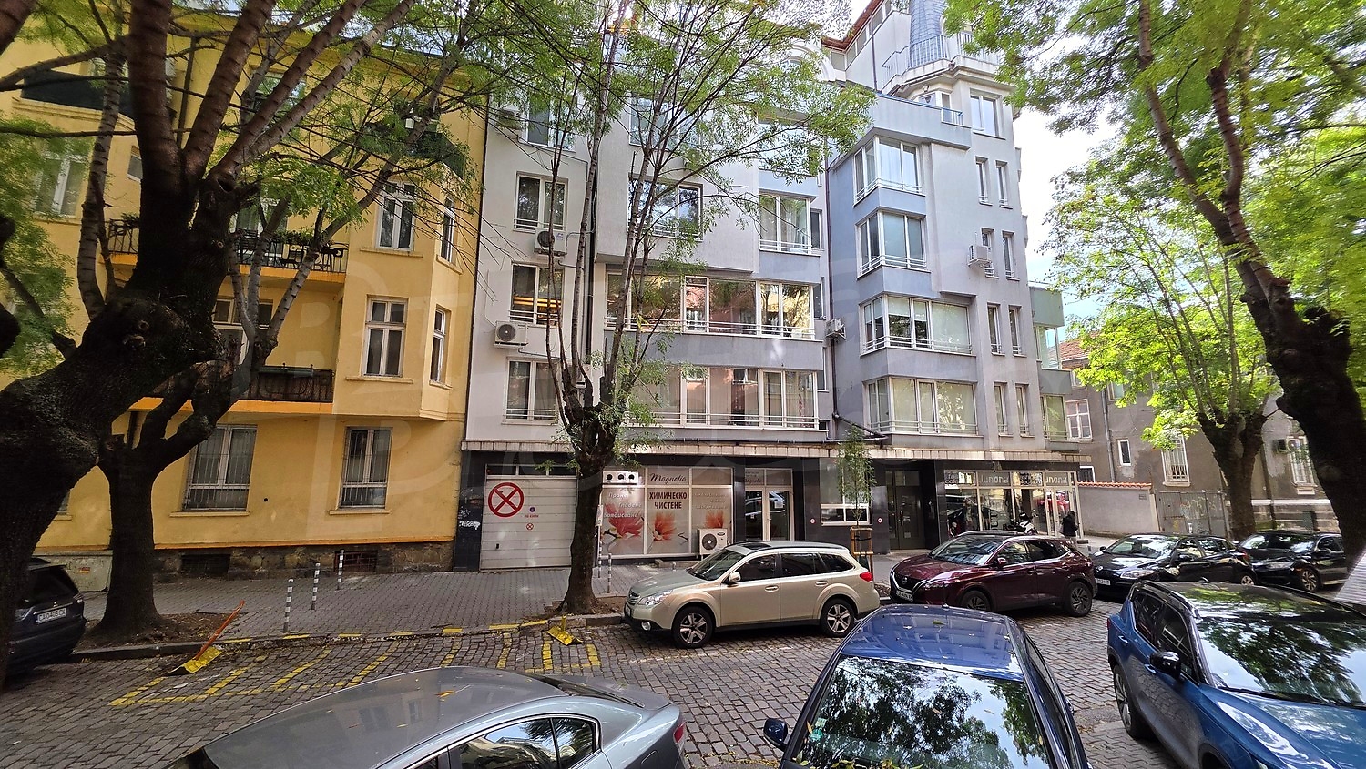 facade, outside, parking