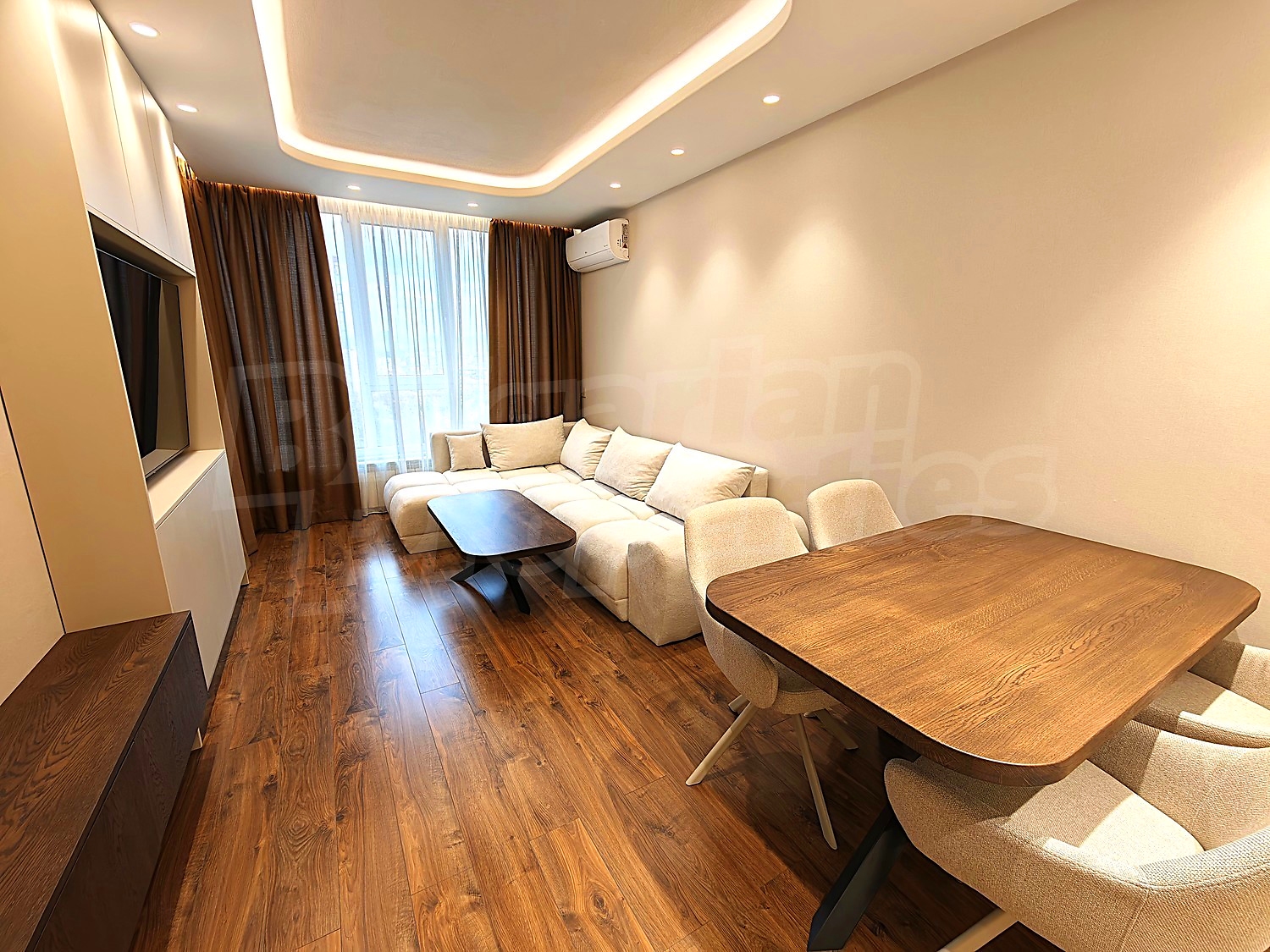 inside, living room, furnished