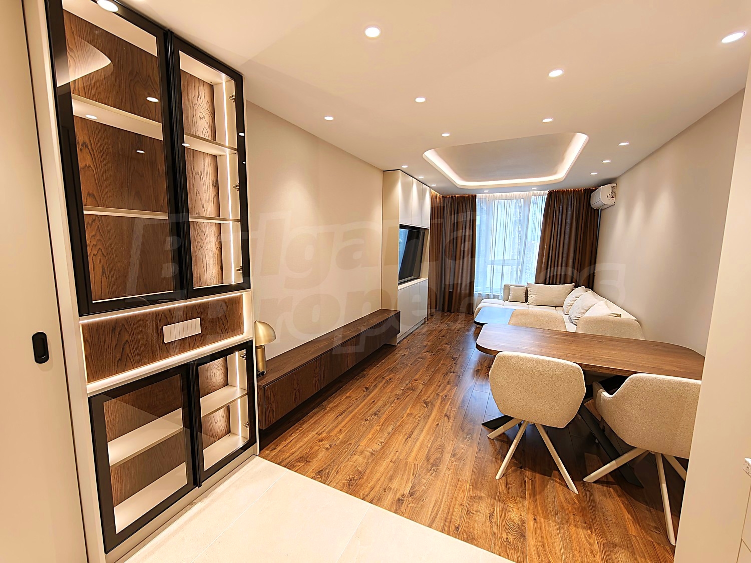 inside, living room, furnished