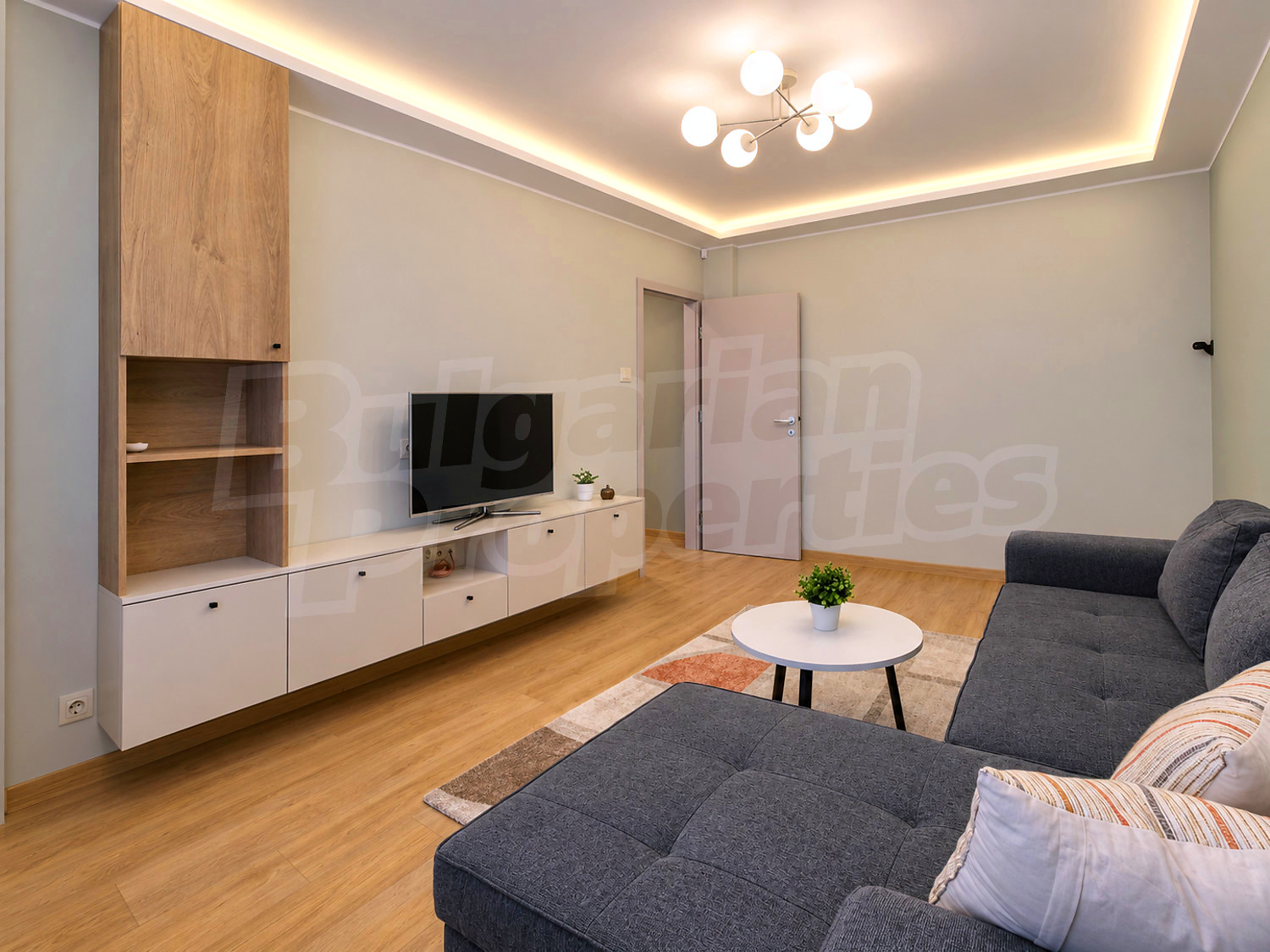 inside, living room, furnished