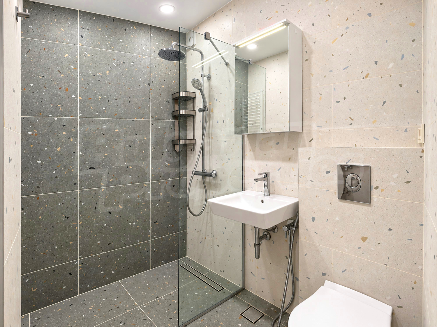 inside, bathroom
